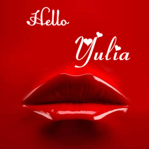 Открытка Yulia Hello