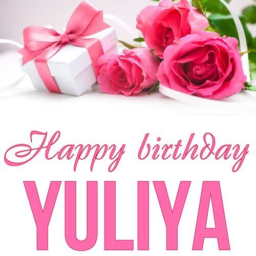 Открытка Yuliya Happy birthday