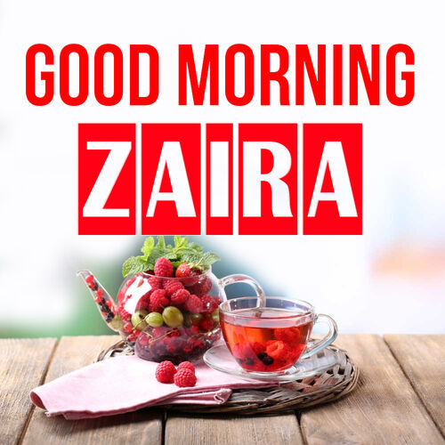 Открытка Zaira Good morning