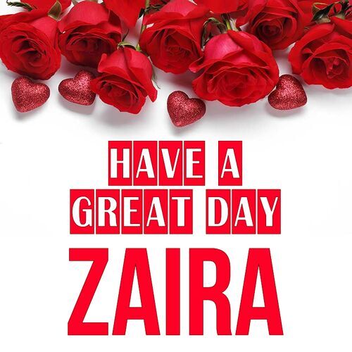 Открытка Zaira Have a great day