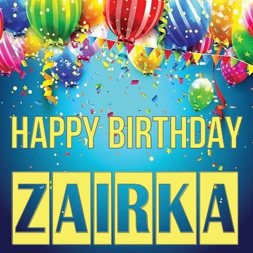 Открытка Zairka Happy birthday