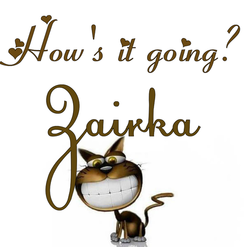 Открытка Zairka How