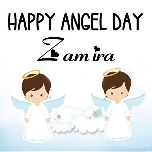 Открытка Zamira Happy angel day