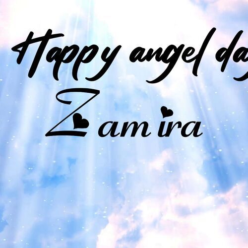 Открытка Zamira Happy angel day