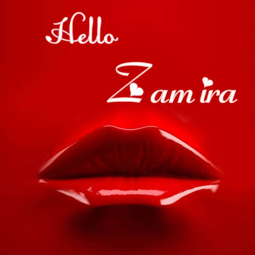 Открытка Zamira Hello