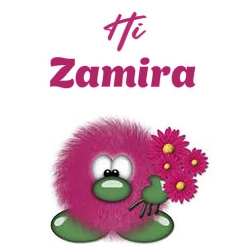 Открытка Zamira Hi