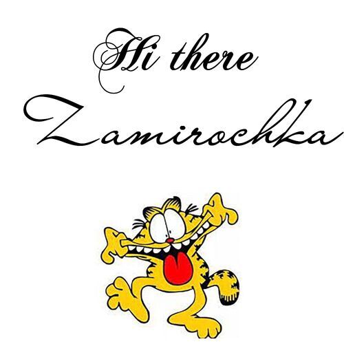 Открытка Zamirochka Hi there