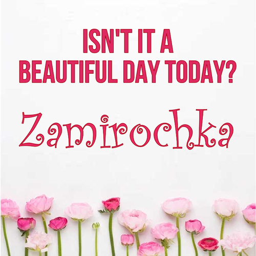 Открытка Zamirochka Isn