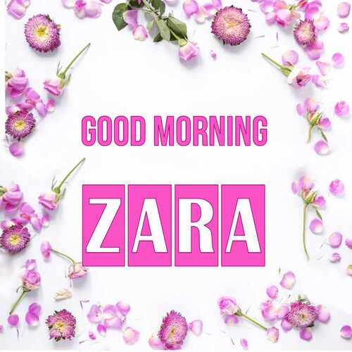 Открытка Zara Good morning