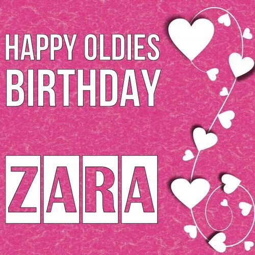 Открытка Zara Happy oldies birthday