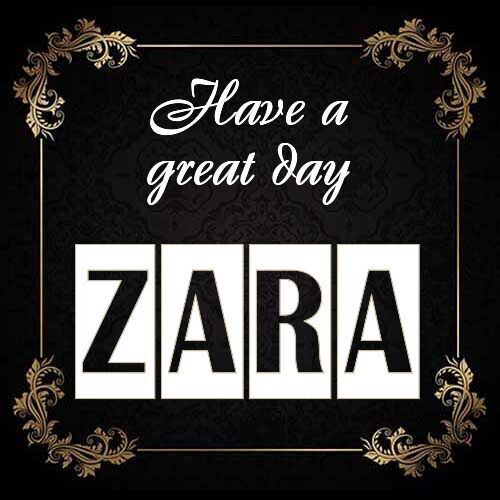 Открытка Zara Have a great day