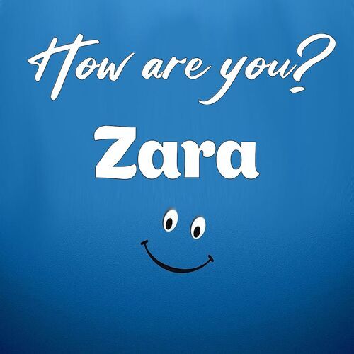 Открытка Zara How are you?