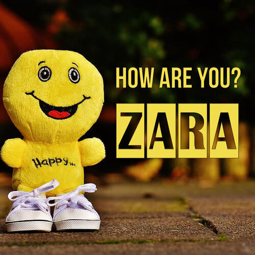 Открытка Zara How are you?