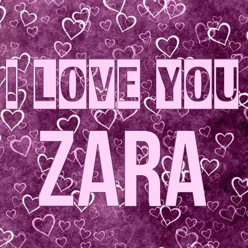 Открытка Zara I love you