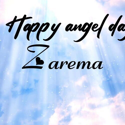 Открытка Zarema Happy angel day