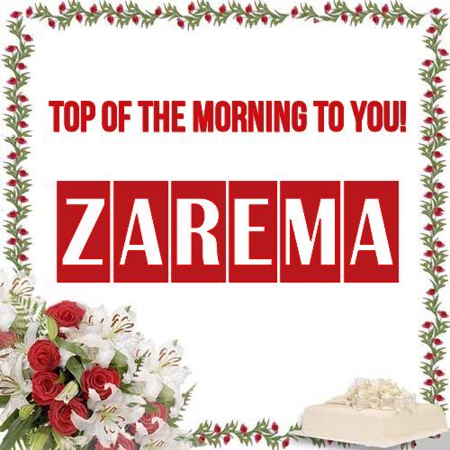 Открытка Zarema Top of the morning to you!