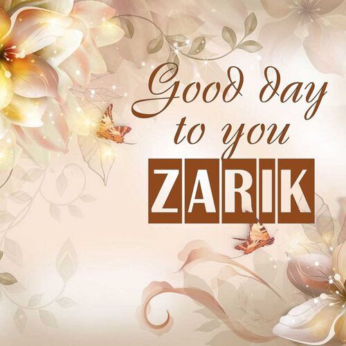 Открытка Zarik Good day to you