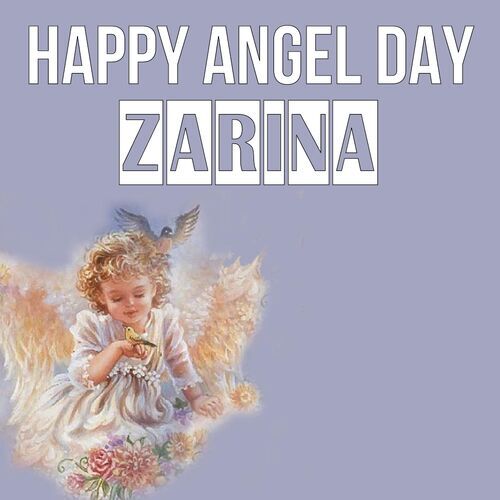 Открытка Zarina Happy angel day