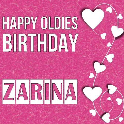 Открытка Zarina Happy oldies birthday