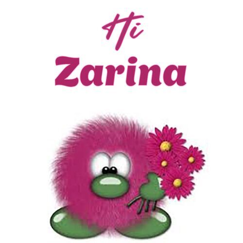 Открытка Zarina Hi