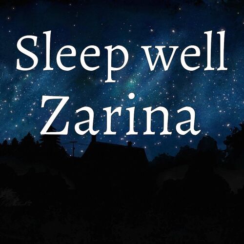 Открытка Zarina Sleep well