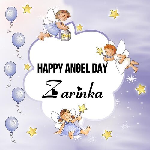 Открытка Zarinka Happy angel day