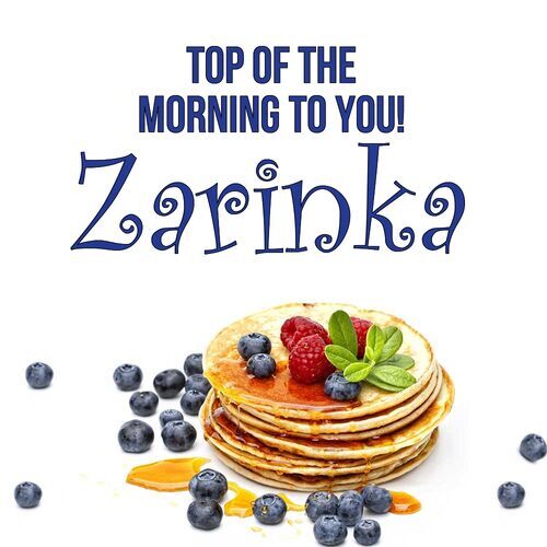 Открытка Zarinka Top of the morning to you!