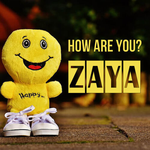 Открытка Zaya How are you?