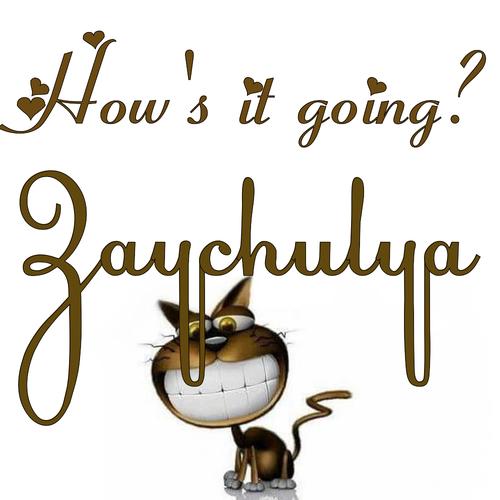 Открытка Zaychulya How