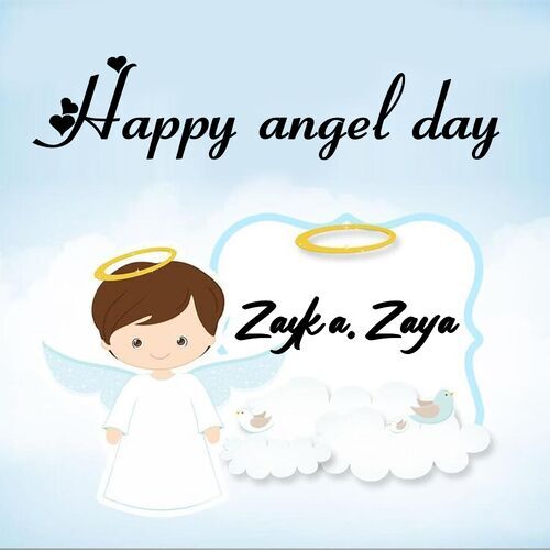 Открытка Zayka. Zaya Happy angel day