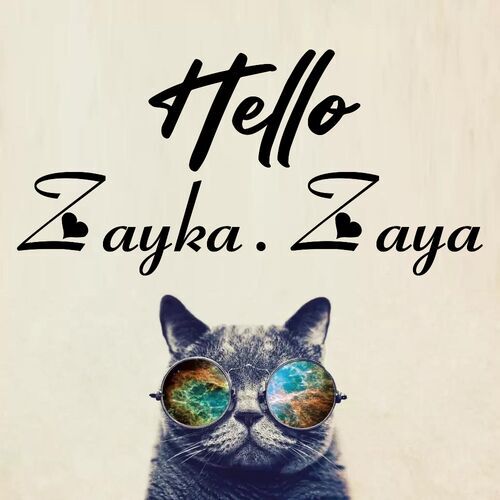 Открытка Zayka. Zaya Hello