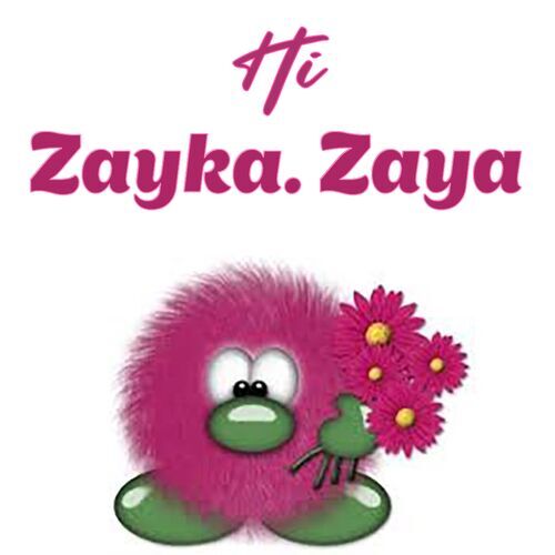 Открытка Zayka. Zaya Hi