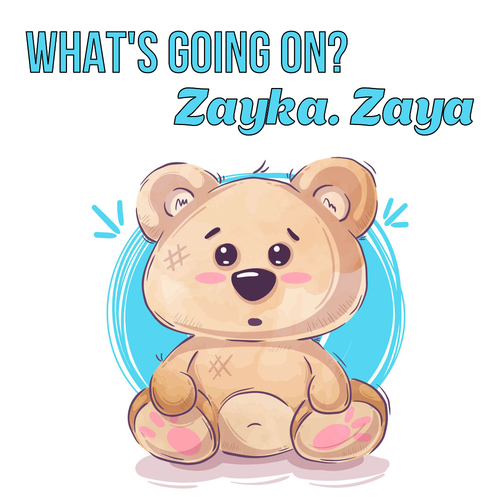 Открытка Zayka. Zaya What