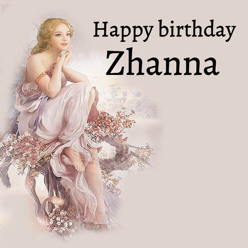 Открытка Zhanna Happy birthday