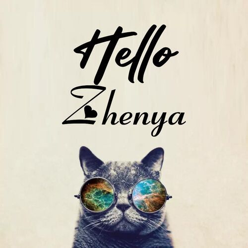 Открытка Zhenya Hello