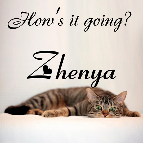 Открытка Zhenya How