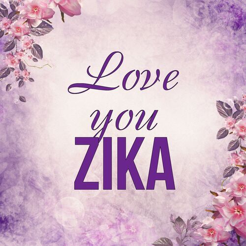 Открытка Zika Love you