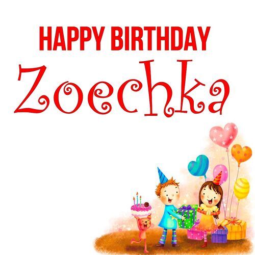 Открытка Zoechka Happy birthday