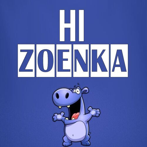 Открытка Zoenka Hi