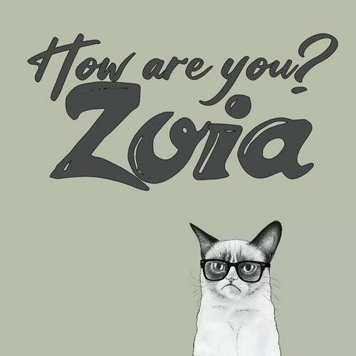 Открытка Zoia How are you?