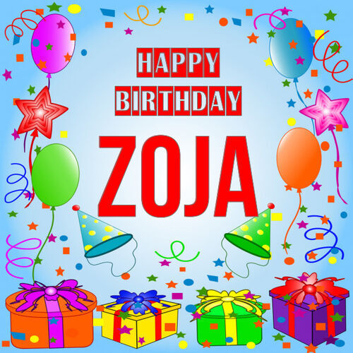 Открытка Zoja Happy birthday