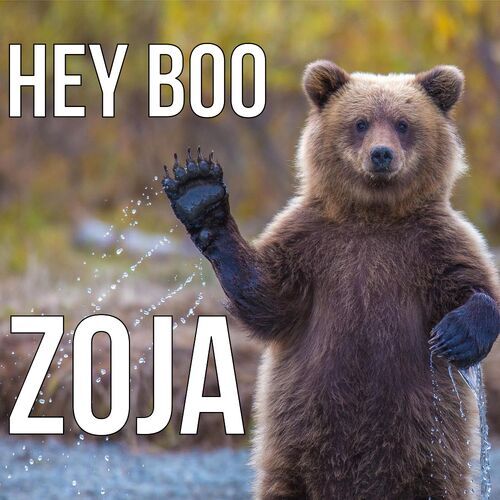 Открытка Zoja Hey boo