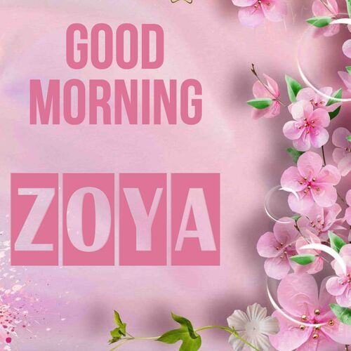 Открытка Zoya Good morning