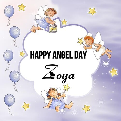 Открытка Zoya Happy angel day