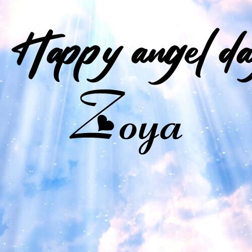 Открытка Zoya Happy angel day