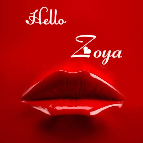 Открытка Zoya Hello