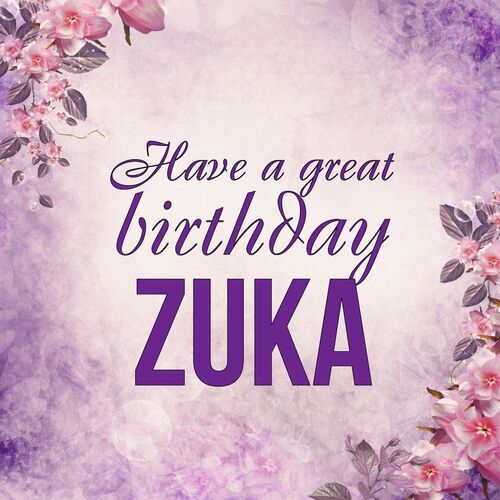 Открытка Zuka Have a great birthday