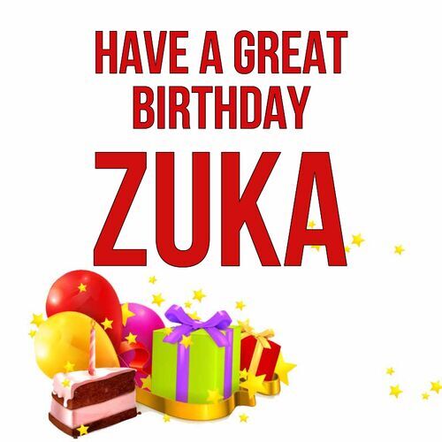 Открытка Zuka Have a great birthday