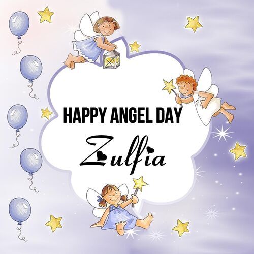 Открытка Zulfia Happy angel day