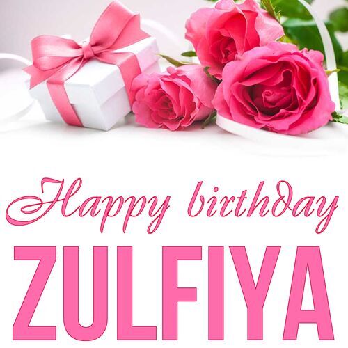 Открытка Zulfiya Happy birthday